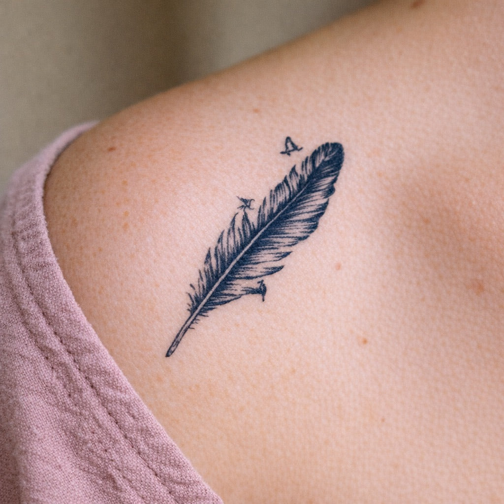 Feather tattoo
